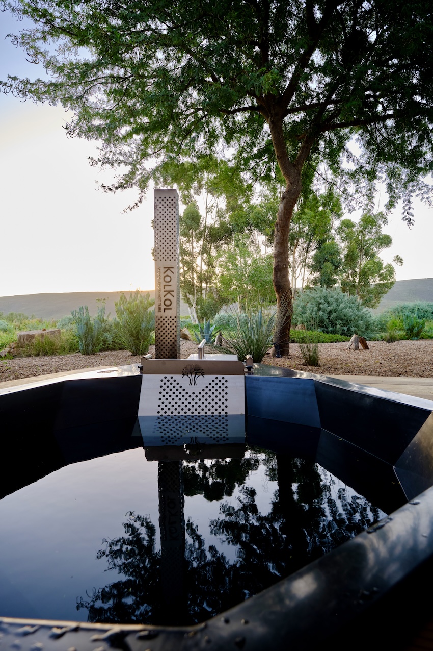 Hot tub at Rock Martin